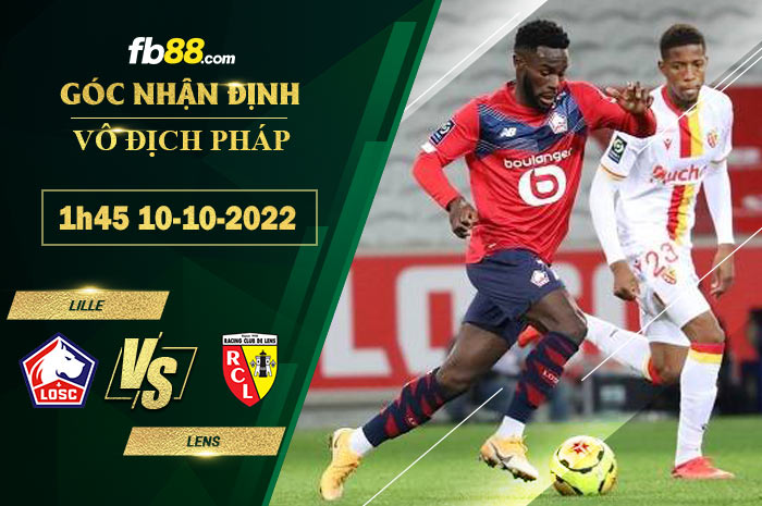 Fb88 soi kèo trận đấu Lille vs Lens