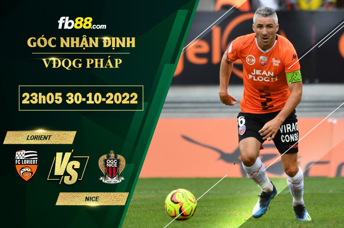 Fb88 bảng kèo trận đấu Lorient vs Nice