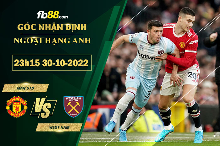 Fb88 soi kèo trận đấu Man Utd vs West Ham