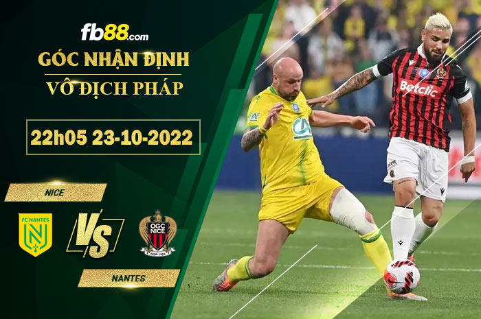 Fb88 soi kèo trận đấu Nice vs Nantes