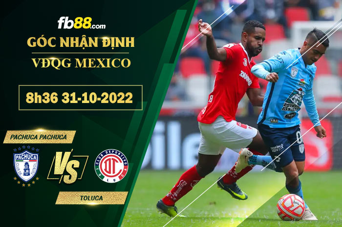 Fb88 soi kèo trận đấu Pachuca vs Toluca