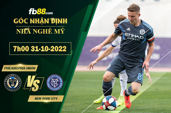 Fb88 soi kèo trận đấu Philadelphia Union vs New York City