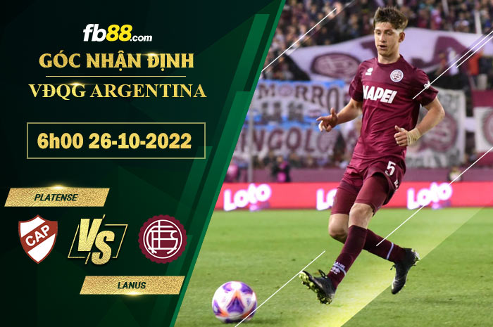 Fb88 soi kèo trận đấu Platense vs Lanus