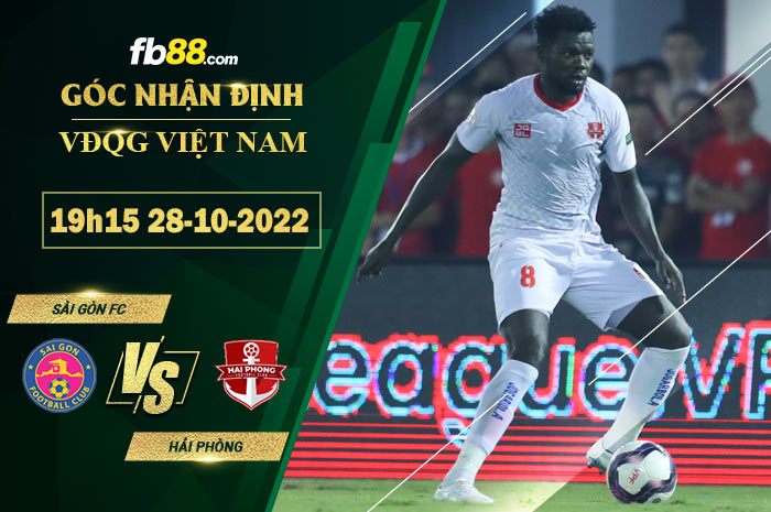 Fb88 soi kèo trận đấu Sài Gòn FC vs Hải Phòng