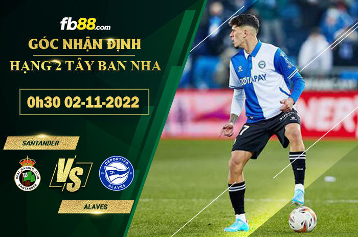 Fb88 soi kèo trận đấu Santander vs Alaves