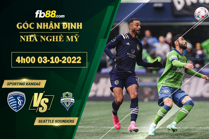 Fb88 soi kèo trận đấu Sporting Kansas vs Seattle Sounders