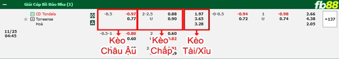 Fb88 bảng kèo trận đấu Tondela vs Torreense