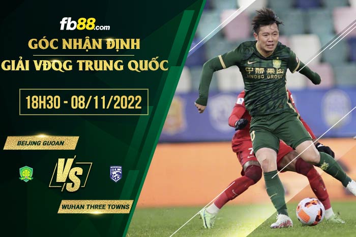 fb88-soi kèo Beijing Guoan vs Wuhan Three Towns