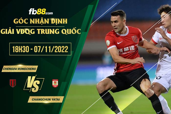 fb88-chi tiết kèo trận đấu Chengdu Rongcheng vs Changchun YaTai