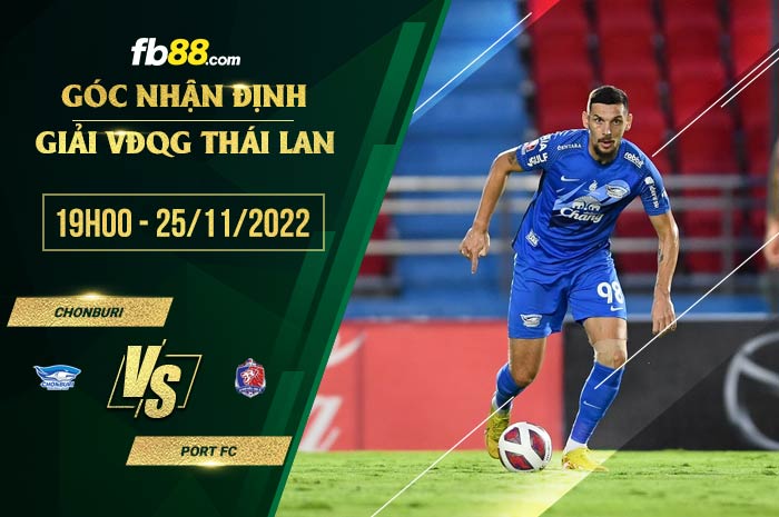 fb88-soi kèo Chonburi vs Port FC