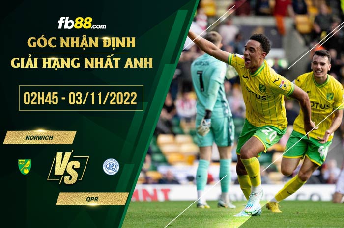 fb88-soi kèo Norwich vs QPR