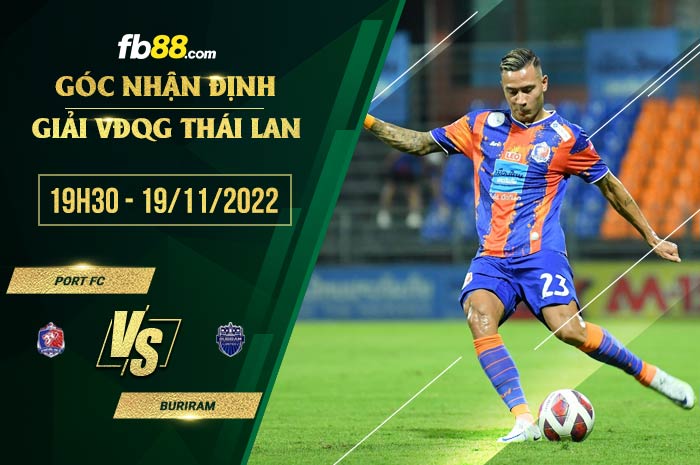 fb88-soi kèo Port FC vs Buriram