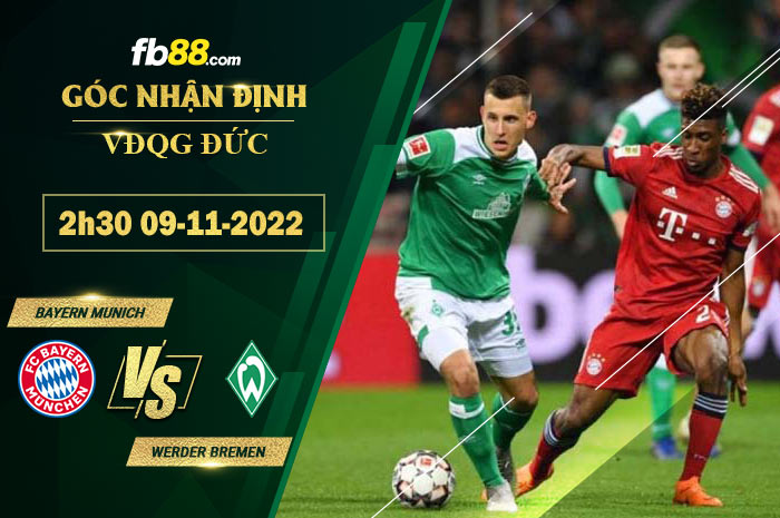 Fb88 soi kèo trận đấu Bayern Munich vs Werder Bremen