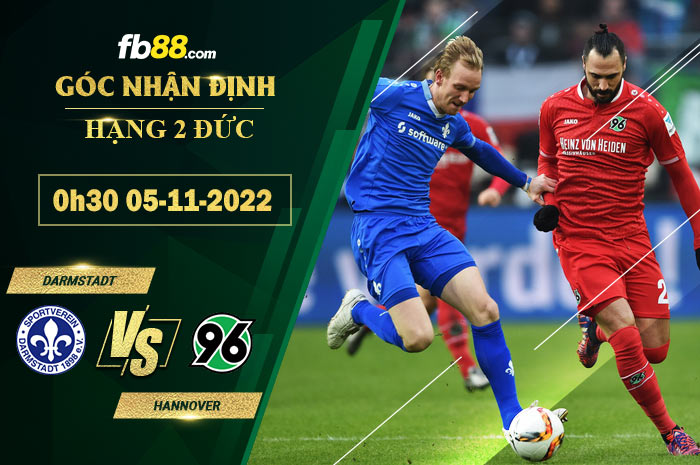 Fb88 soi kèo trận đấu Darmstadt vs Hannover