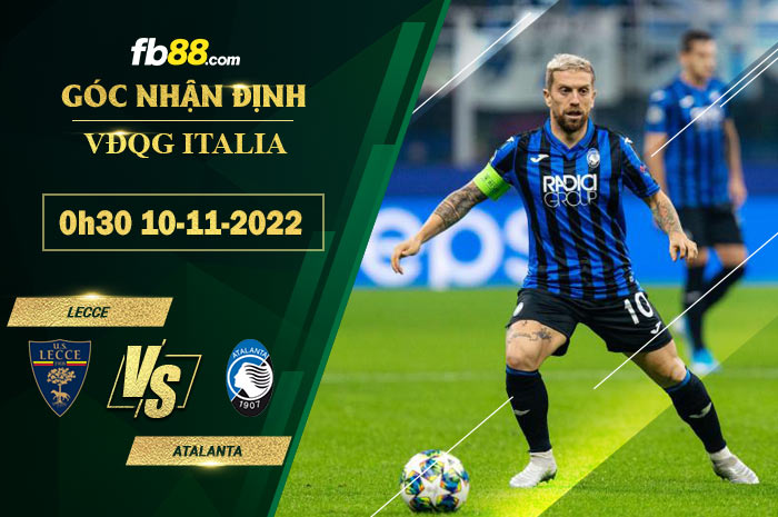 Fb88 soi kèo trận đấu Lecce vs Atalanta