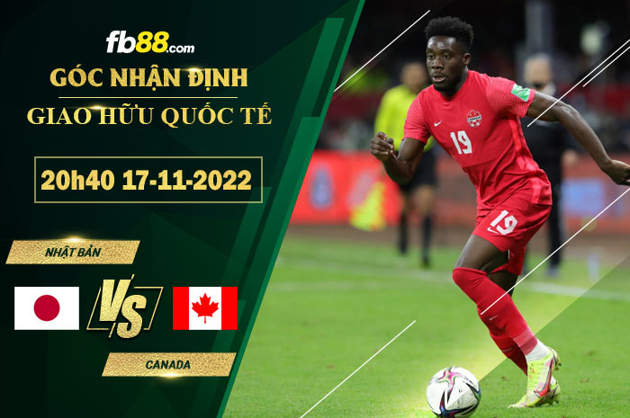 Fb88 soi kèo trận đấu Nhật Bản vs Canada