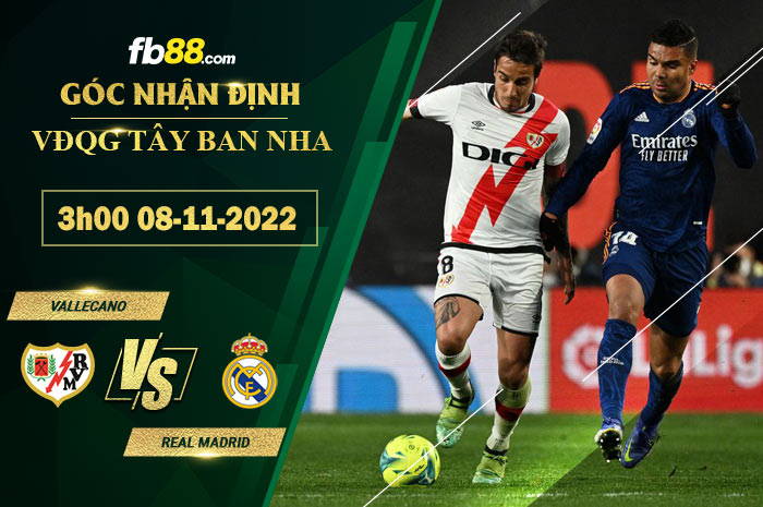 Fb88 soi kèo trận đấu Vallecano vs Real Madrid