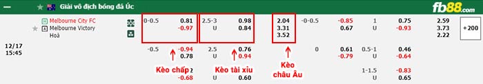 fb88-bảng kèo trận đấu Melbourne City vs Melbourne Victory