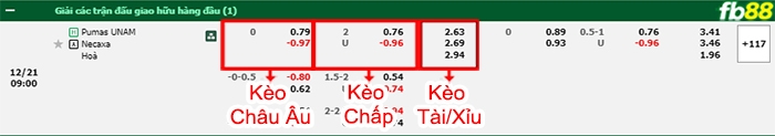 Fb88 bảng kèo trận đấu Pumas UNAM vs Club Necaxa