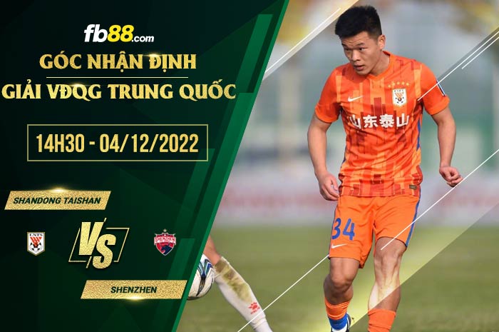 fb88-soi kèo Shandong Taishan vs Shenzhen