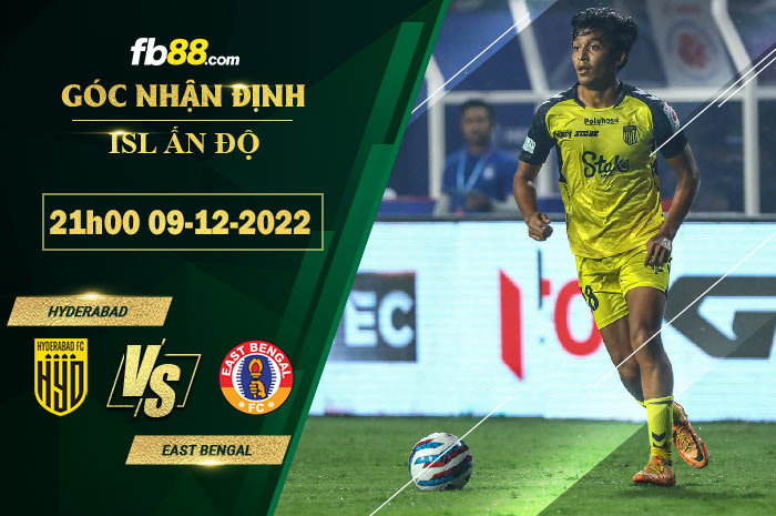 Fb88 soi kèo trận đấu Hyderabad vs East Bengal