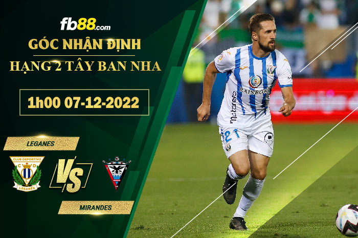 Fb88 soi kèo trận đấu Leganes vs Mirandes