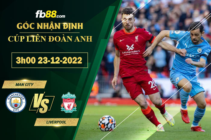 Fb88 soi kèo trận đấu Man City vs Liverpool