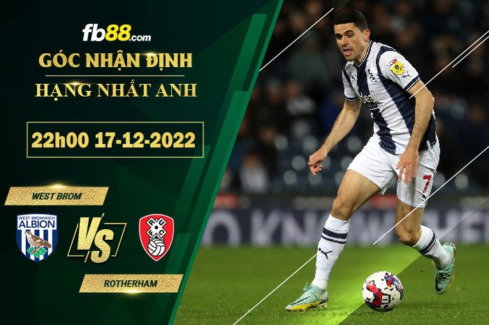 Fb88 soi kèo trận đấu West Brom vs Rotherham