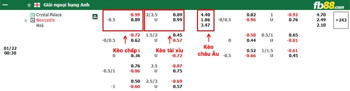 fb88-bảng kèo trận đấu Crystal Palace vs Newcastle