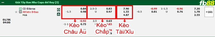 Fb88 bảng kèo trận đấu Eldense vs Athletic Bilbao