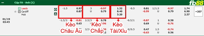 Fb88 bảng kèo trận đấu Leeds vs Cardiff