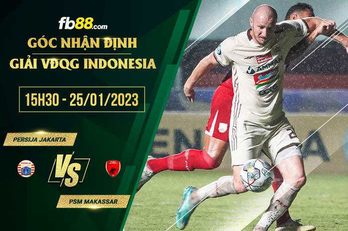 fb88-soi kèo Persija Jakarta vs PSM Makassar