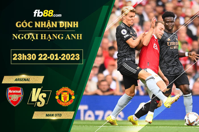 Fb88 soi kèo trận đấu Arsenal vs Man Utd