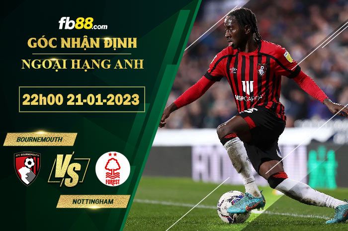 Fb88 soi kèo trận đấu Bournemouth vs Nottingham