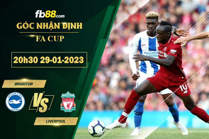 Fb88 soi kèo trận đấu Brighton vs Liverpool