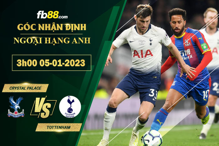 Fb88 soi kèo trận đấu Crystal Palace vs Tottenham