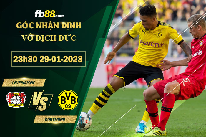 Fb88 soi kèo trận đấu Leverkusen vs Dortmund