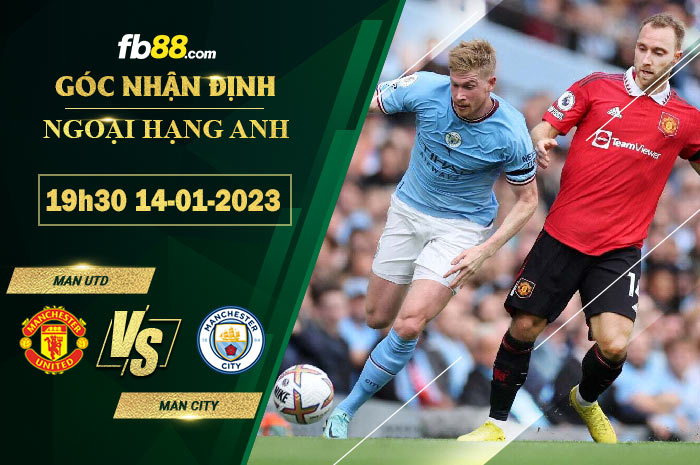 Fb88 soi kèo trận đấu Man Utd vs Man City