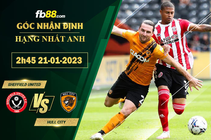 Fb88 soi kèo trận đấu Sheffield United vs Hull City