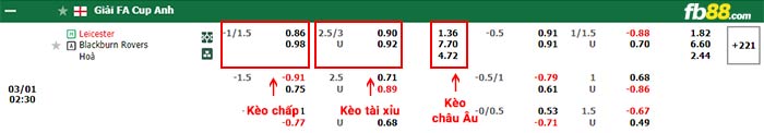 fb88-bảng kèo trận đấu Leicester vs Blackburn