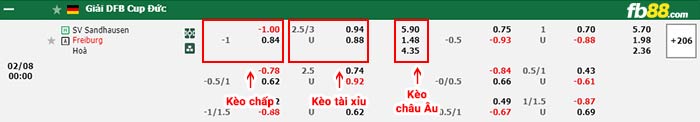 fb88-bảng kèo trận đấu Sandhausen vs Freiburg