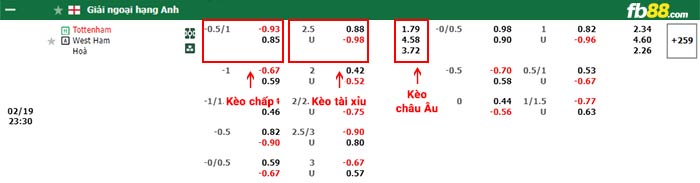 fb88-bảng kèo trận đấu Tottenham vs West Ham