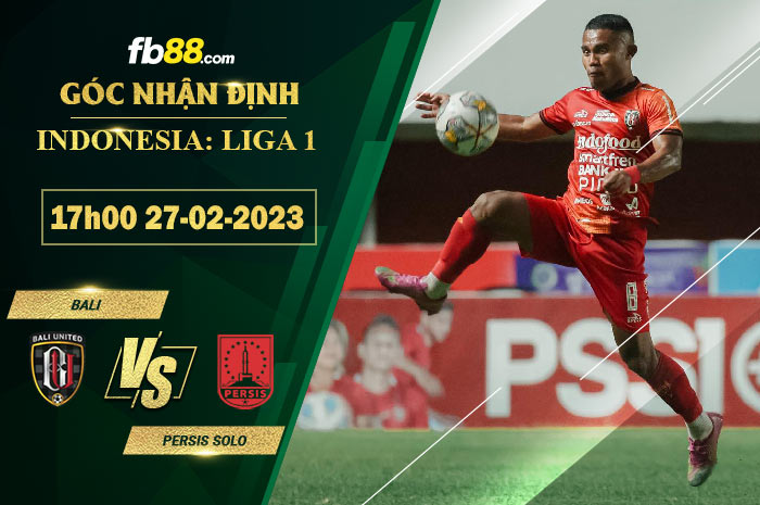 Fb88 soi kèo trận đấu Bali vs Persis Solo