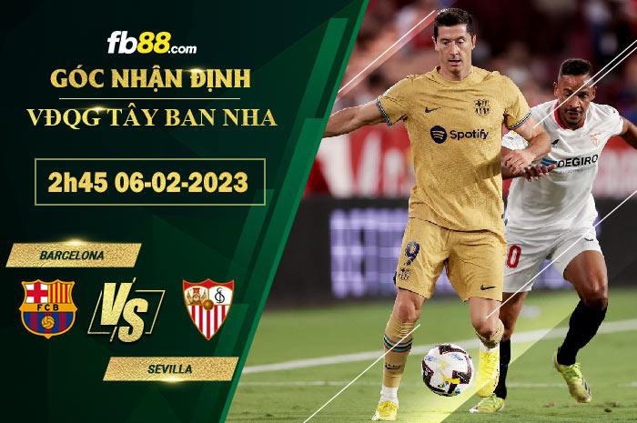 Fb88 soi kèo trận đấu Barcelona vs Sevilla