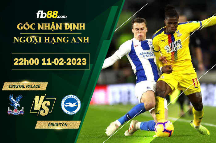 Fb88 soi kèo trận đấu Crystal Palace vs Brighton