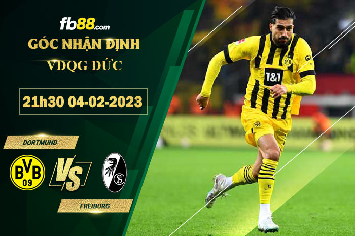 Fb88 soi kèo trận đấu Dortmund vs Freiburg