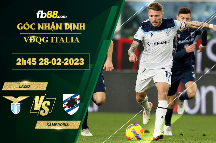 Fb88 soi kèo trận đấu Lazio vs Sampdoria