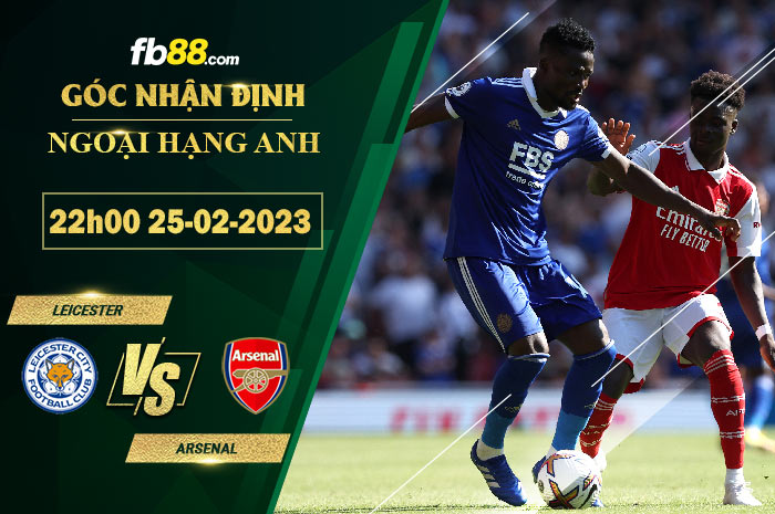 Fb88 soi kèo trận đấu Leicester vs Arsenal