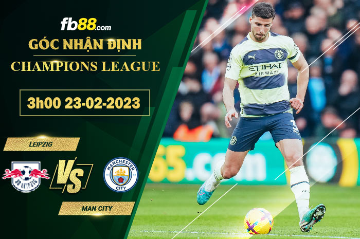 Fb88 soi kèo trận đấu Leipzig vs Man City