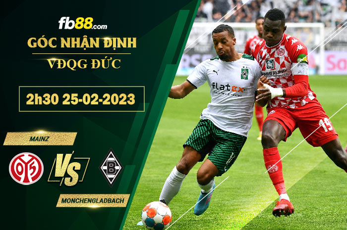 Fb88 soi kèo trận đấu Mainz vs Monchengladbach